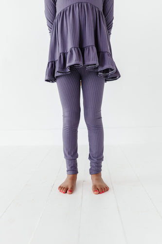 PLUM RIB | Slim Leggings