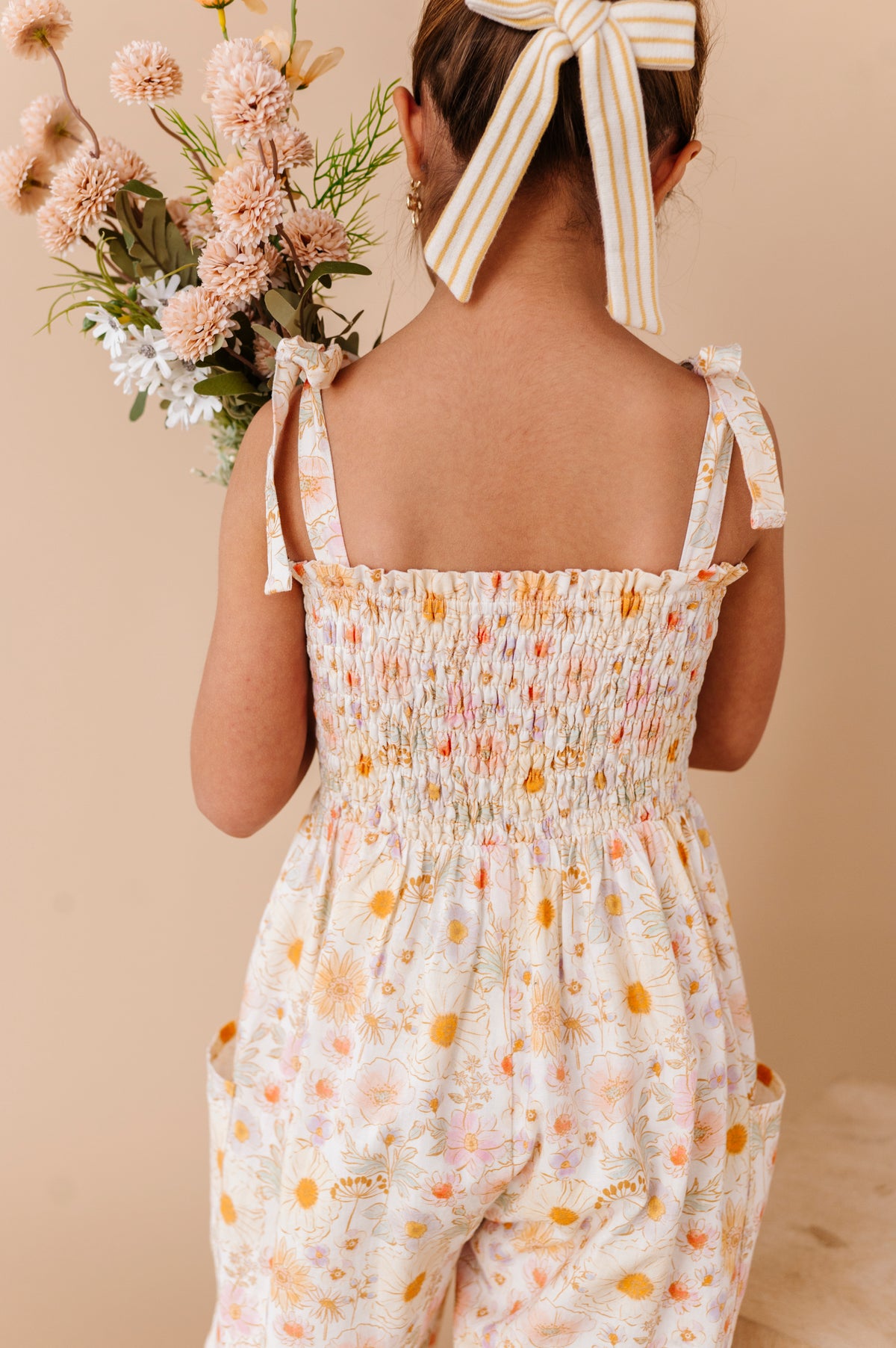 Honeydew Meadow | LINEN ROMPER