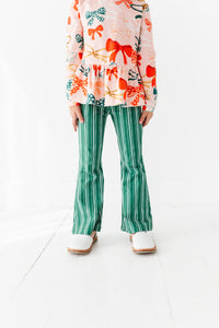 Evergreen Stripe | Flares