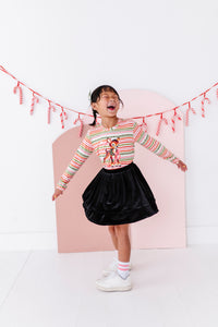Black Velvet | 2-Tiered SKORT