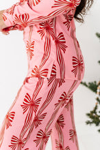 Load image into Gallery viewer, Peppermint Bows | WOMEN'S Long Sleeve Top