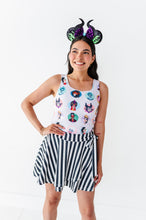 Load image into Gallery viewer, Midnight Stripes | Side-Tie SKORT