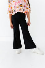 Load image into Gallery viewer, Black Magic | RIB Wide Leg Pants