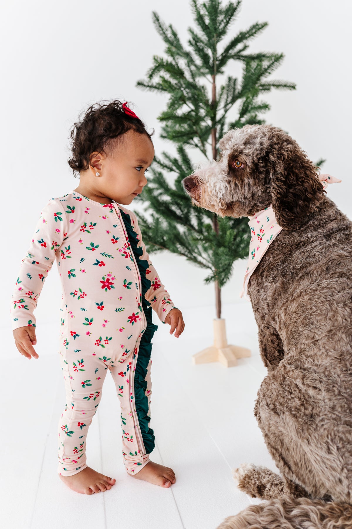 Holly Floral | DOG Bandanna