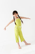 Load image into Gallery viewer, Lime Wedge | Tank + Wide Leg RIB Set