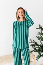 Evergreen Stripes | WOMEN'S Long Sleeve Top