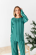 Load image into Gallery viewer, Evergreen Stripes | WOMEN'S Long Sleeve Top