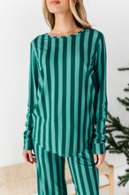 Load image into Gallery viewer, Evergreen Stripes | WOMEN'S Long Sleeve Top