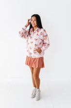 Load image into Gallery viewer, Peach Piggy Pumpkins | ADULT 1/4th ZIP