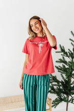 Load image into Gallery viewer, Merry Christmas Bow | (RED) ADULT (Both CROP + FULL LENGTH listed here!)