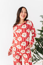Load image into Gallery viewer, RED Santa Stripes | WOMEN'S Long Sleeve Top