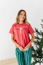 Load image into Gallery viewer, Merry Christmas Bow | (RED) ADULT (Both CROP + FULL LENGTH listed here!)