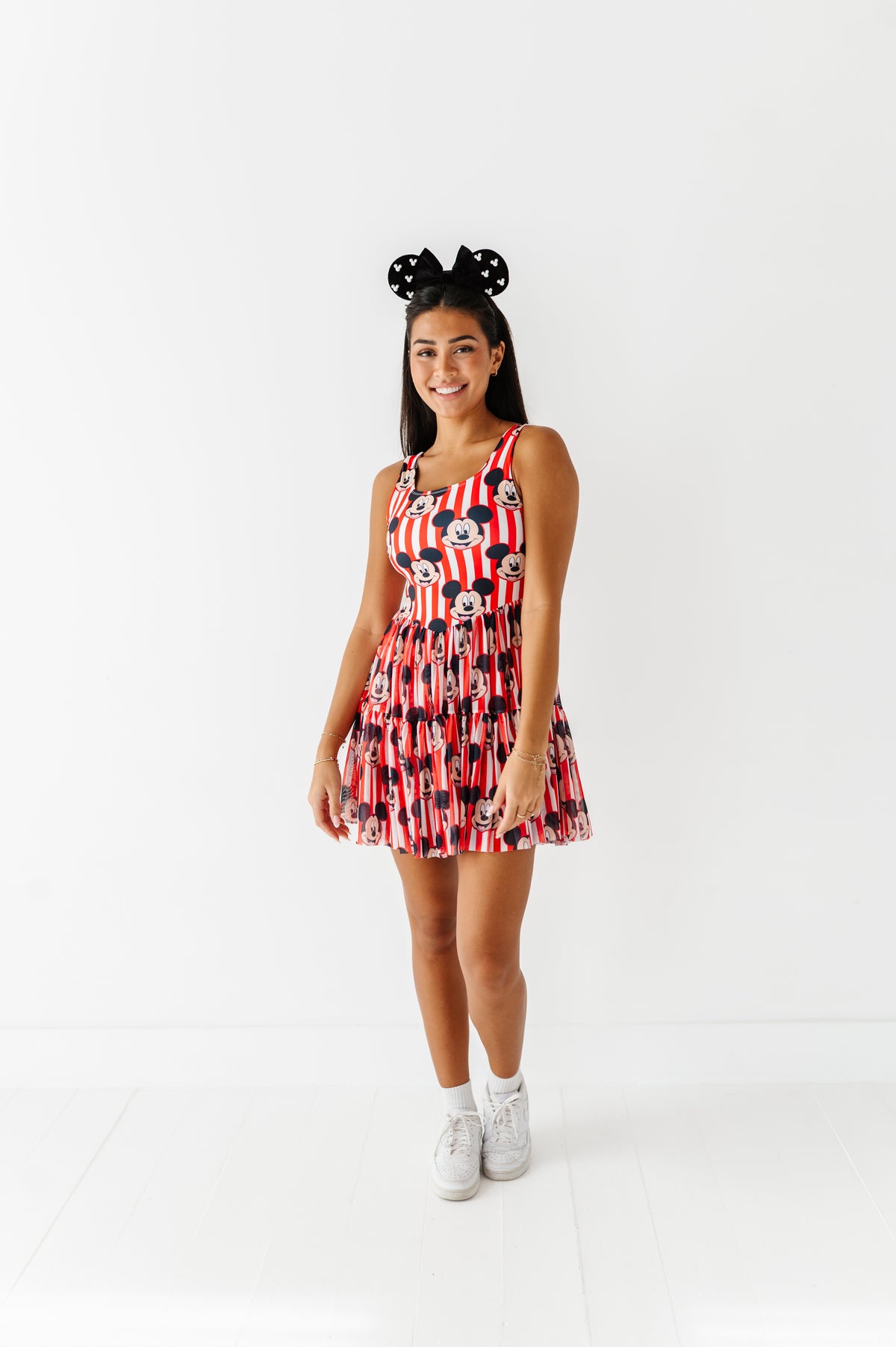 MICKEY Stripe (ADULT) | Mesh DRESS