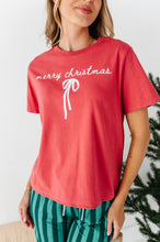 Load image into Gallery viewer, Merry Christmas Bow | (RED) ADULT (Both CROP + FULL LENGTH listed here!)
