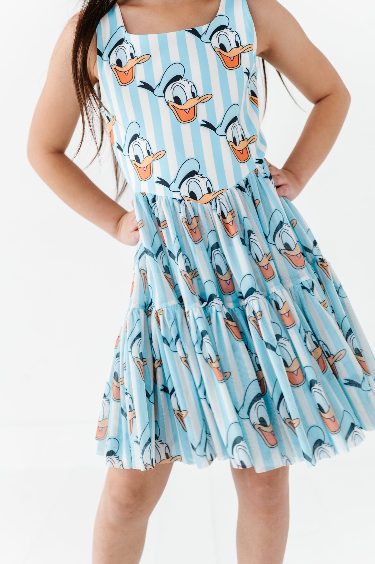 DONALD Stripe (KIDS) | Mesh DRESS