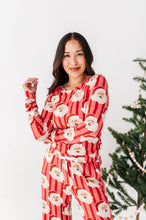 Load image into Gallery viewer, RED Santa Stripes | WOMEN'S Long Sleeve Top