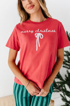 Load image into Gallery viewer, Merry Christmas Bow | (RED) ADULT (Both CROP + FULL LENGTH listed here!)