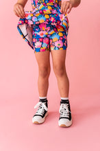 Load image into Gallery viewer, Electric Bloom | Open Sides Active Dress (with shorts!)
