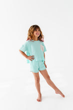 Load image into Gallery viewer, Ocean | Boxy Crop + Shorts RIB Set