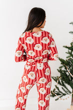 Load image into Gallery viewer, RED Santa Stripes | WOMEN'S Long Sleeve Top