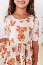 Load image into Gallery viewer, Gingerbread Bow | Scoop Back Dress
