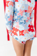 Load image into Gallery viewer, Freedom Floral | 1/4th Rashguard TWO-PIECE