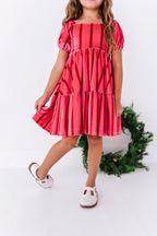 Candy Cane Lane | Velvet Twirl Dress
