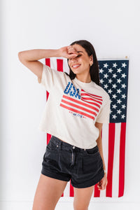 Adult FLAG Tee (women’s crop + FULL length unisex options here!)