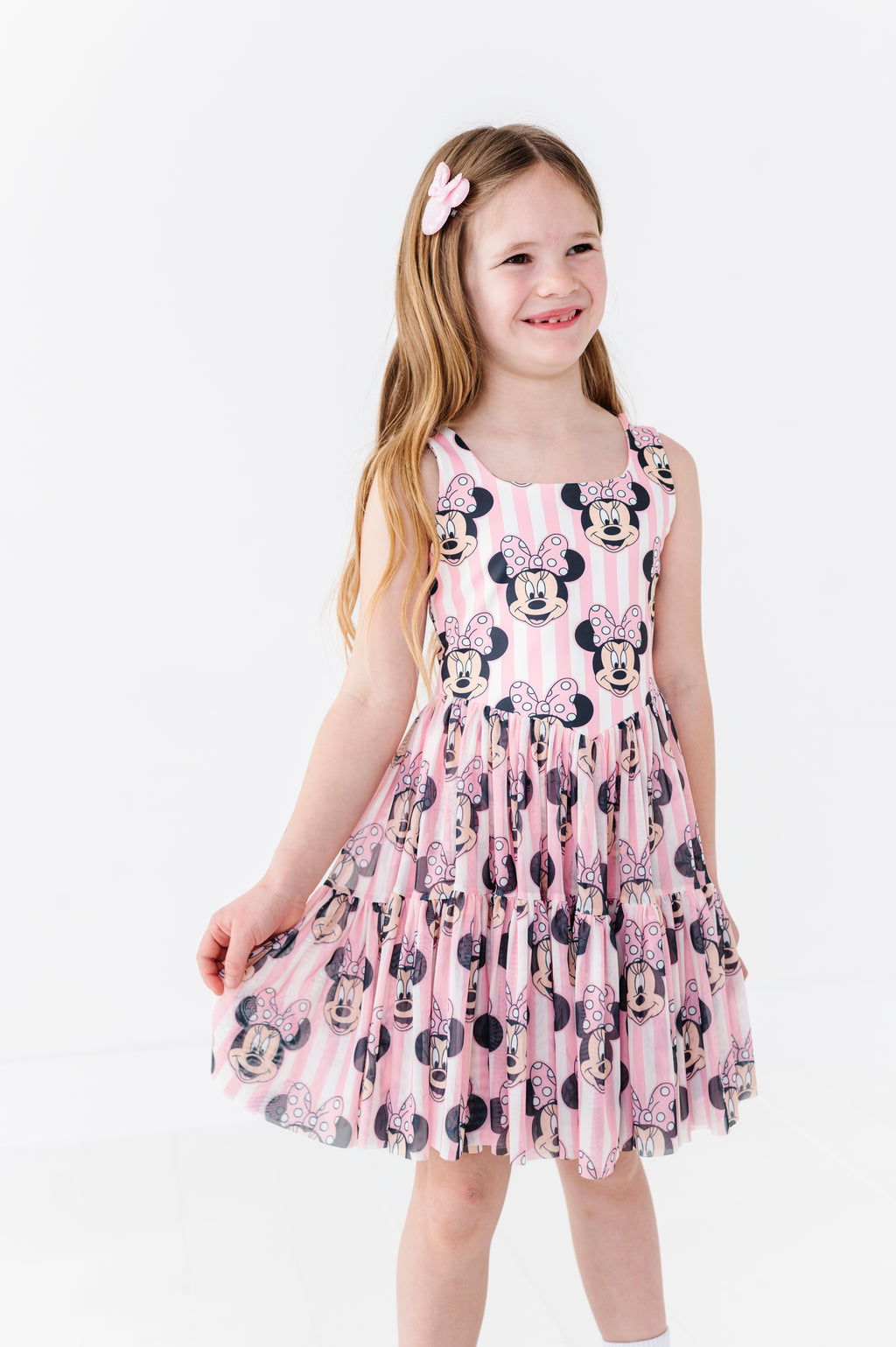MINNIE Stripe (KIDS) | Mesh DRESS
