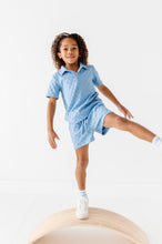 Load image into Gallery viewer, Coastal Blue | BOYS TERRY CHECK SET