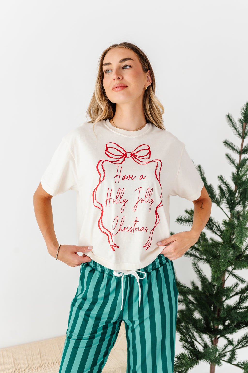 Holly Jolly | ADULT (Both CROP + FULL LENGTH listed here!)