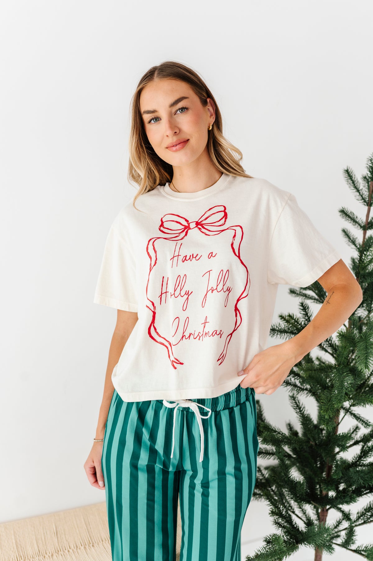 Holly Jolly | ADULT (Both CROP + FULL LENGTH listed here!)