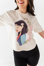 Mulan | ADULT tee (CROP + FULL LENGTH HERE)