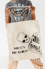 Load image into Gallery viewer, WHERE’S THE CANDY? | Trick-or-Treat Bag