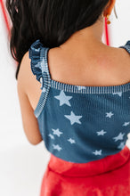 Load image into Gallery viewer, Spangled Star | Ribbed Tank