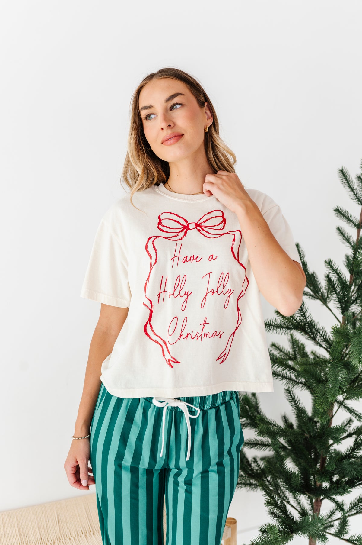Holly Jolly | ADULT (Both CROP + FULL LENGTH listed here!)