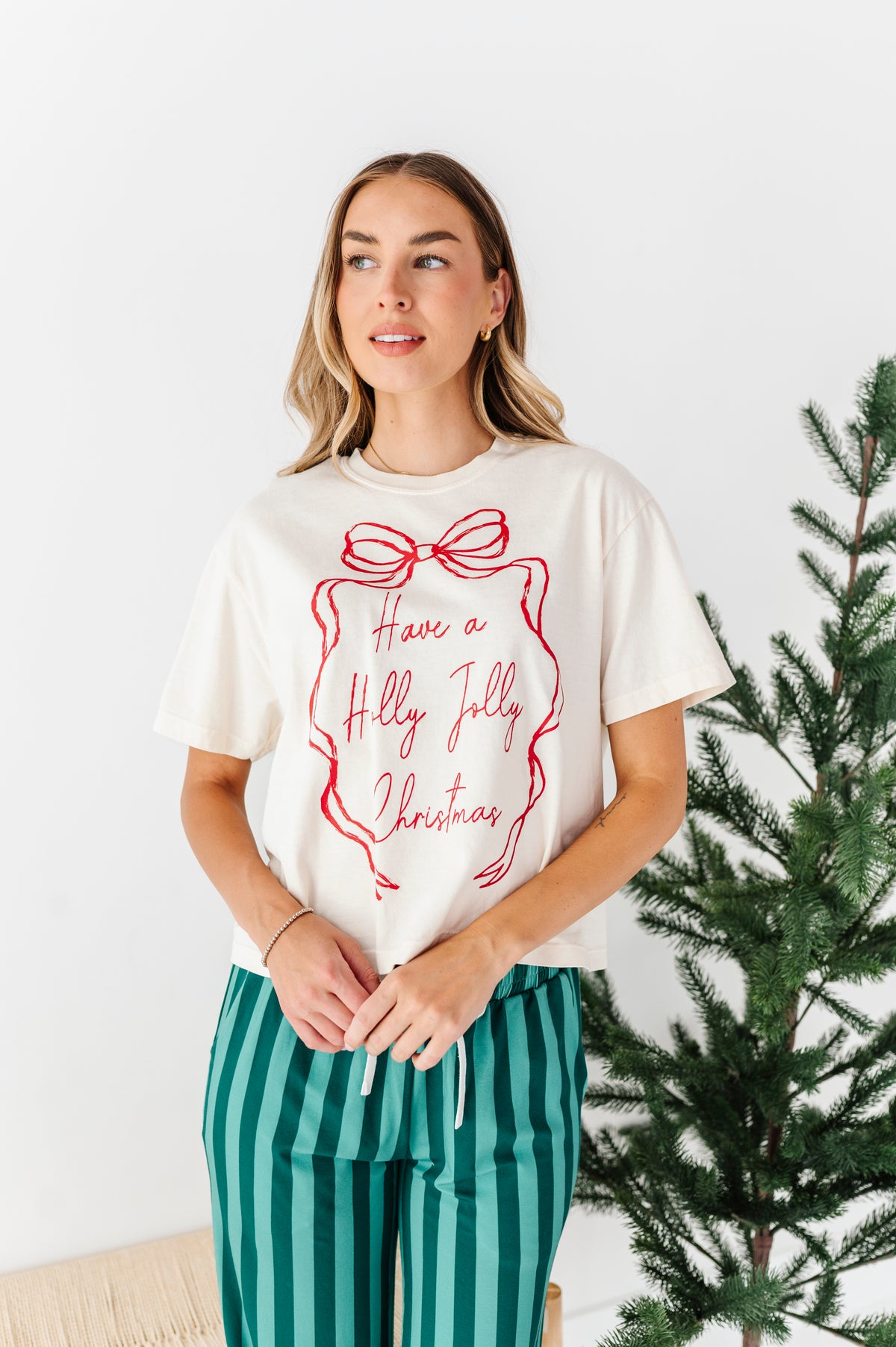 Holly Jolly | ADULT (Both CROP + FULL LENGTH listed here!)