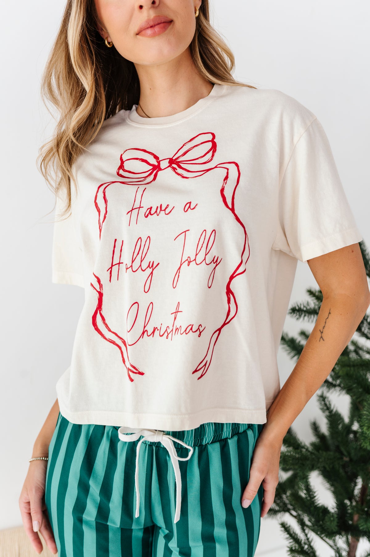 Holly Jolly | ADULT (Both CROP + FULL LENGTH listed here!)