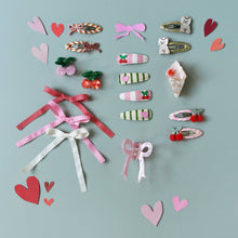 Load image into Gallery viewer, Cherry Kiss Fabric Clip Set (4 pack)