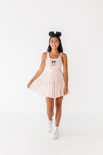 Load image into Gallery viewer, Pumpkin Bow TAN | (ADULT) Mesh DRESS