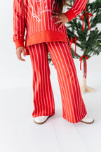 Peppermint Stripes | Wide Leg Pants