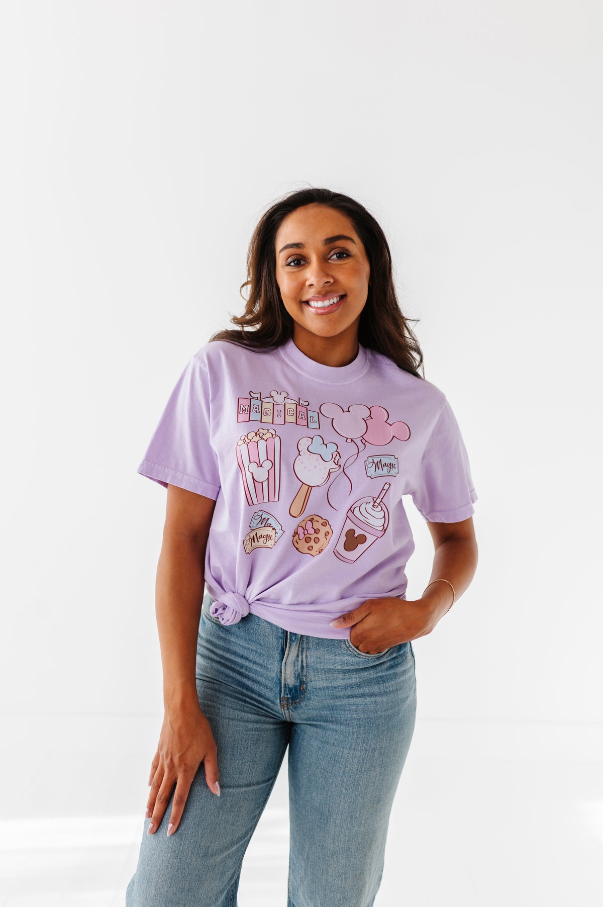 MAGICAL SNACKS | LILAC ADULT TEE