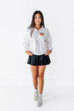 Load image into Gallery viewer, Piggy Pumpkin Stripe | ADULT 1/4th ZIP