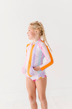 Load image into Gallery viewer, Summer Stripes: RASHGUARD ZIP-UP *SHIRT ONLY!*