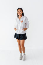 Load image into Gallery viewer, Piggy Pumpkin Stripe | ADULT 1/4th ZIP