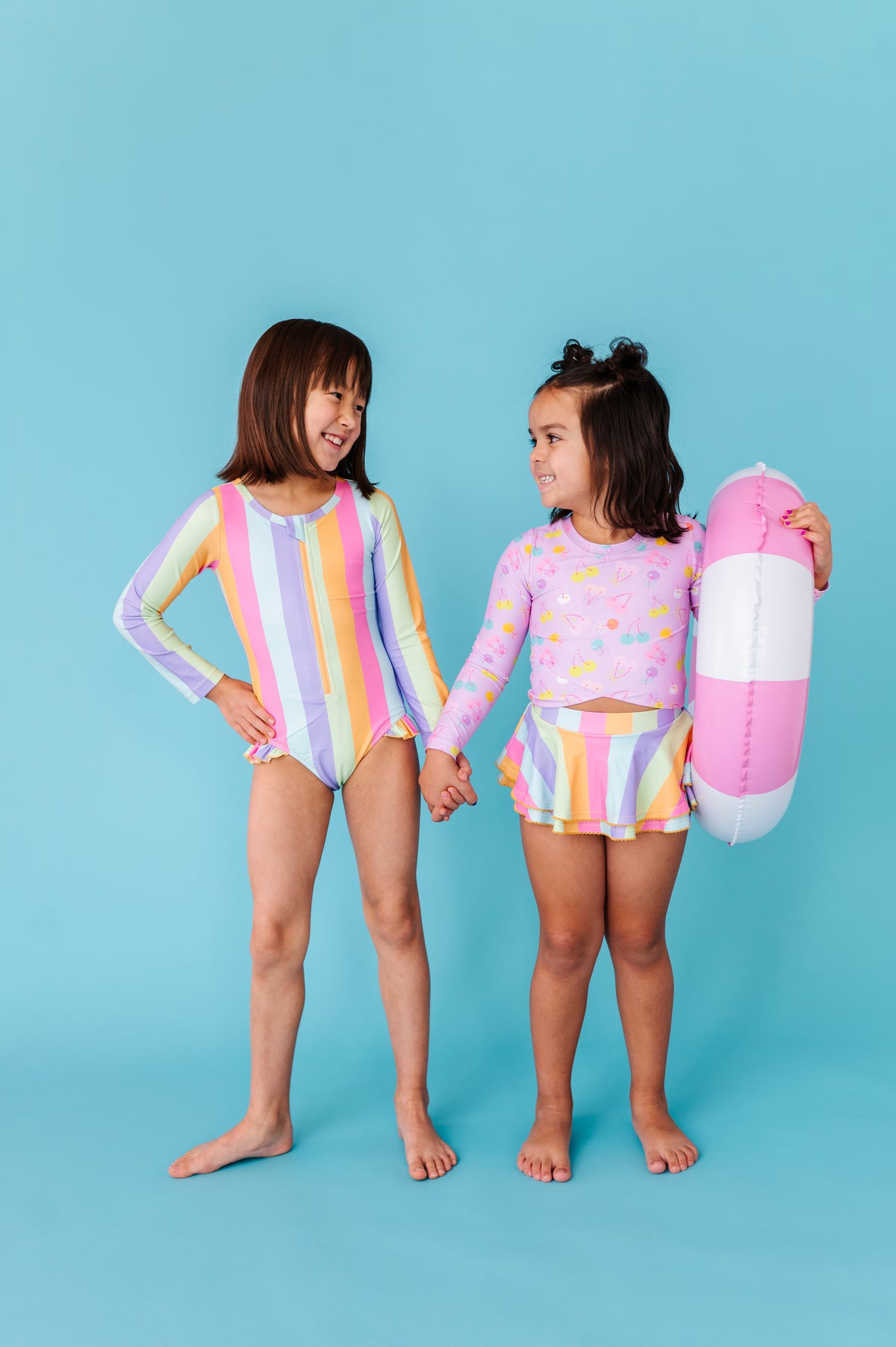 Cherry Crush |  RASHGUARD SKIRTED 2-PIECE