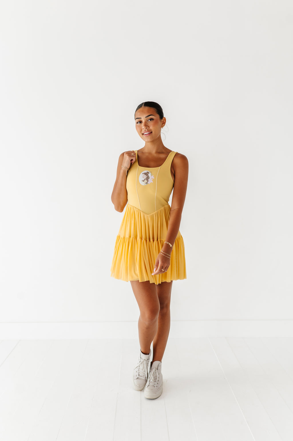 Belle (ADULT) | Buttercrem Mesh DRESS