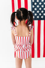 Load image into Gallery viewer, Spangled Stripes | Star Button TWO-PIECE