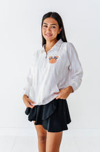 Load image into Gallery viewer, Piggy Pumpkin Stripe | ADULT 1/4th ZIP
