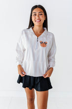 Load image into Gallery viewer, Piggy Pumpkin Stripe | ADULT 1/4th ZIP